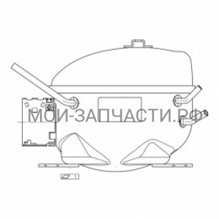 Компрессор холодильника EUN1100FOW 2425751381